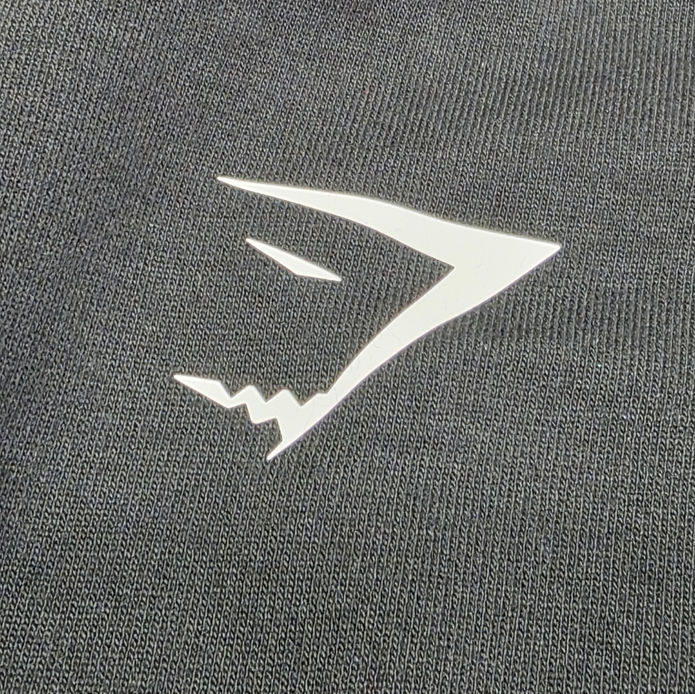 Gymshark black and white crop crew neck sweatshirt size M - Picture 7 of 12
